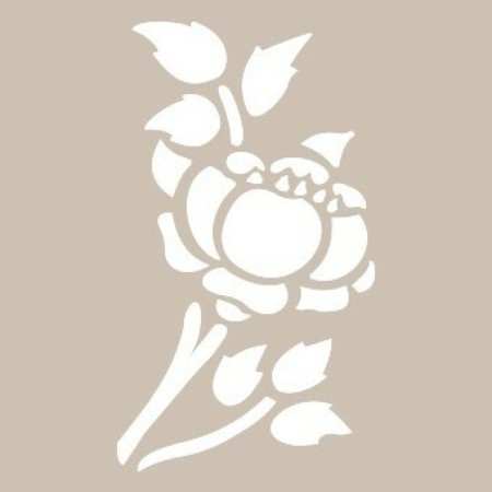 Flower Model D166 15x20 D Series Stencil