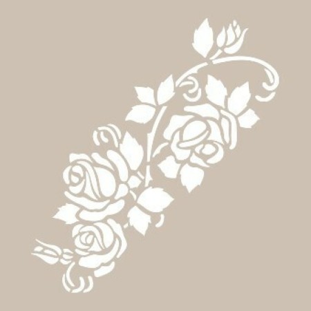 Flower Model D168 15x20 D Series Stencil