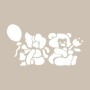Teddy Bear Model D176 15x20 D Series Stencil