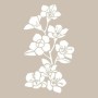 Flower Model D202 15x20 D Series Stencil