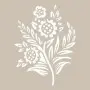 Flower Model D232 15x20 D Series Stencil