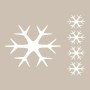 Snow Crystal Model D249 15x20 D Series Stencil