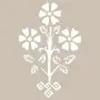 Flower Model D259 15x20 D Series Stencil