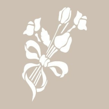 Flower Model D263 15x20 D Series Stencil