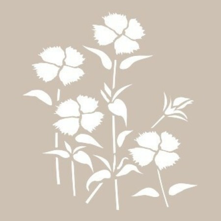 Flower Model D269 15x20 D Series Stencil