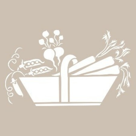 Vegetable Basket Model D279 15x20 D Series Stencil