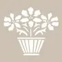 Flower Model D351 15x20 D Series Stencil