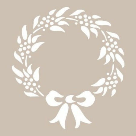 Christmas Wreath Model D357 15x20 D Series Stencil