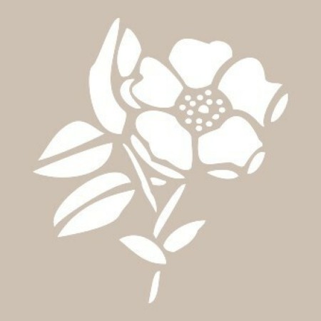 Flower Model D364 15x20 D Series Stencil
