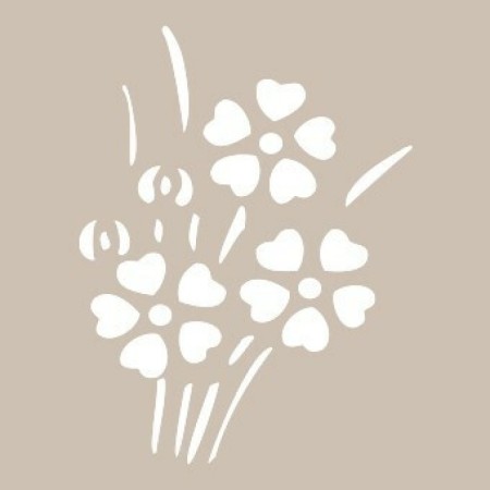 Flower Model D390 15x20 D Series Stencil