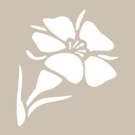 Flower Model D391 15x20 D Series Stencil