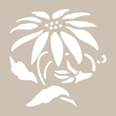 Flower Model D403 15x20 D Series Stencil