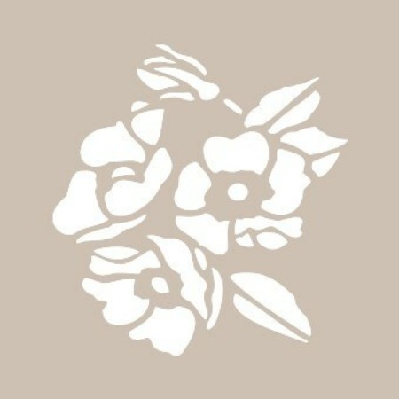 Flower Model D415 15x20 D Series Stencil