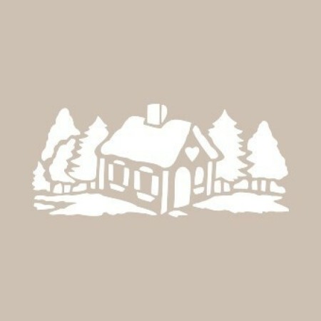 Forest House Model D418 15x20 D Series Stencil