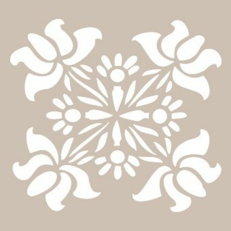 Flower Model D462 15x20 D Series Stencil