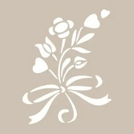 Flower Model D525 15x20 D Series Stencil