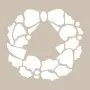 Christmas Wreath Model D559 15x20 D Series Stencil