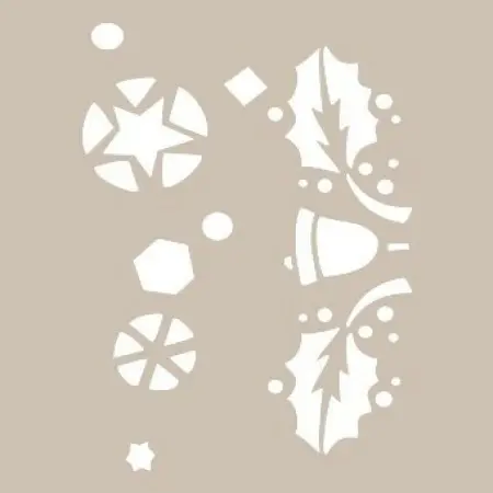 Christmas Ornament Model D562 15x20 D Series Stencil