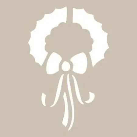 Christmas Wreath Model D563 15x20 D Series Stencil