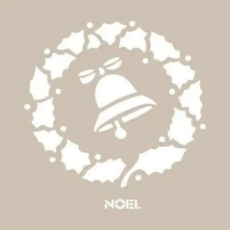 Christmas Wreath Model D576 15x20 D Series Stencil