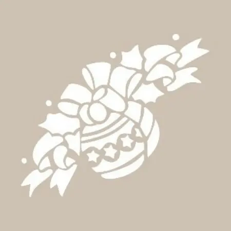 Christmas Ball Model D584 15x20 D Series Stencil