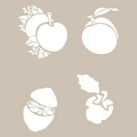 Fruit Model D647 15x20 D Series Stencil