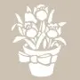 Flower Model D649 15x20 D Series Stencil
