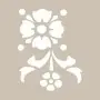 Flower Model D728 15x20 D Series Stencil