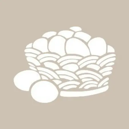 Basket Egg Model D770 15x20 D Series Stencil