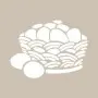 Basket Egg Model D770 15x20 D Series Stencil