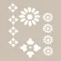 Flower Model D806 15x20 D Series Stencil