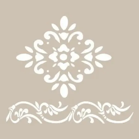 Çiçek Bordür Model D883 15x20 D Serisi Stencil