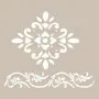Çiçek Bordür Model D883 15x20 D Serisi Stencil