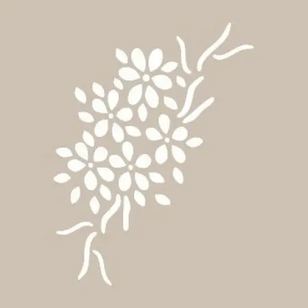 Flower Model D907 15x20 D Series Stencil
