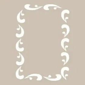 Çerçeve Model D931 15x20 D Serisi Stencil