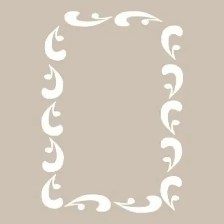 Çerçeve Model D931 15x20 D Serisi Stencil