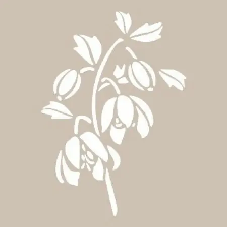 Flower Model D982 15x20 D Series Stencil