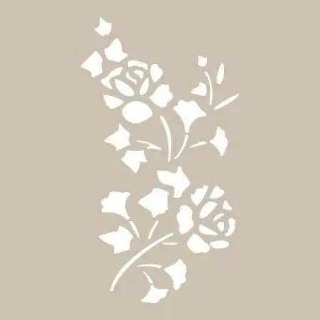 Gül Model D1002 15x20 D Serisi Stencil