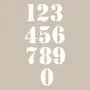 Number Model D1023 15x20 D Series Stencil