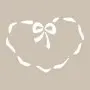 Bow Heart Model D1060 15x20 D Series Stencil