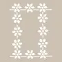 Çiçekli çerçeve Model D1068 15x20 D Serisi Stencil