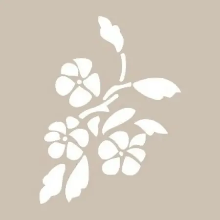 Çiçek Model D1080 15x20 D Serisi Stencil
