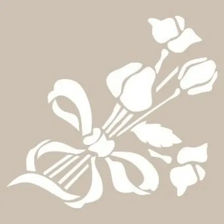 Flower Model D1082 15x20 D Series Stencil