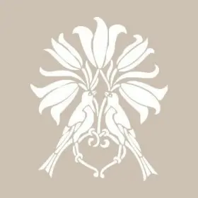 Kuş Lale Model D1114 15x20 D Serisi Stencil