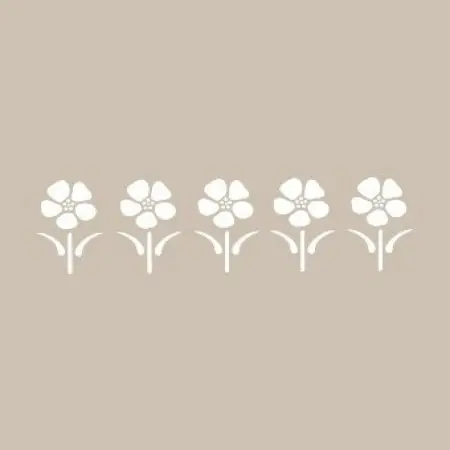 U02 13x57 Border Stencil