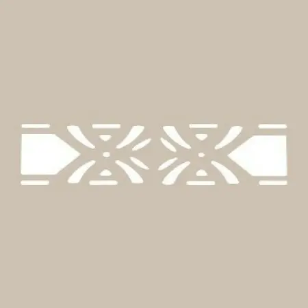 U07 13x57 Border Stencil