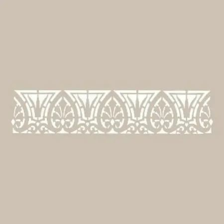 U08 13x57 Border Stencil