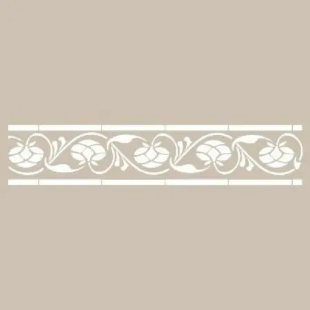 U14 13x57 Border Stencil
