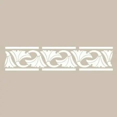 U15 13x57 Border Stencil