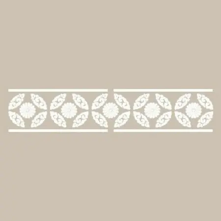 U18 13x57 Border Stencil